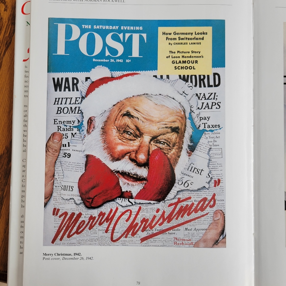 Christmas With Norman Rockwell Oversized Book ~ Holiday ~ Santa ~ FINAL …